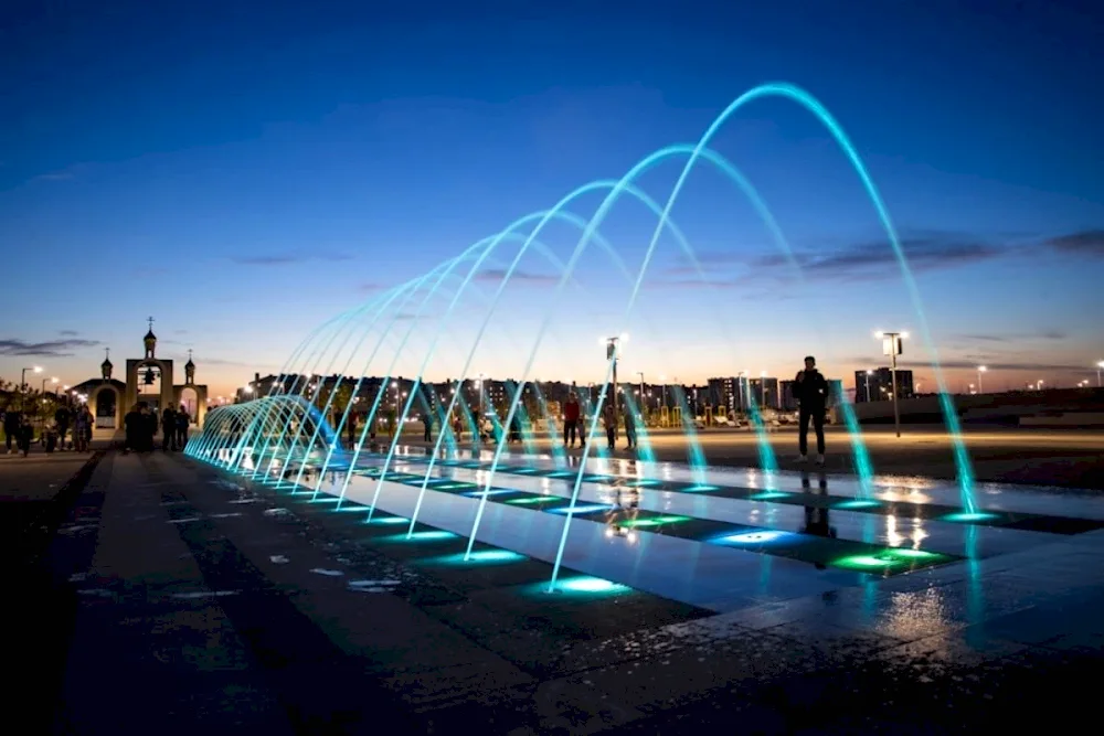 Pedestrian fountain