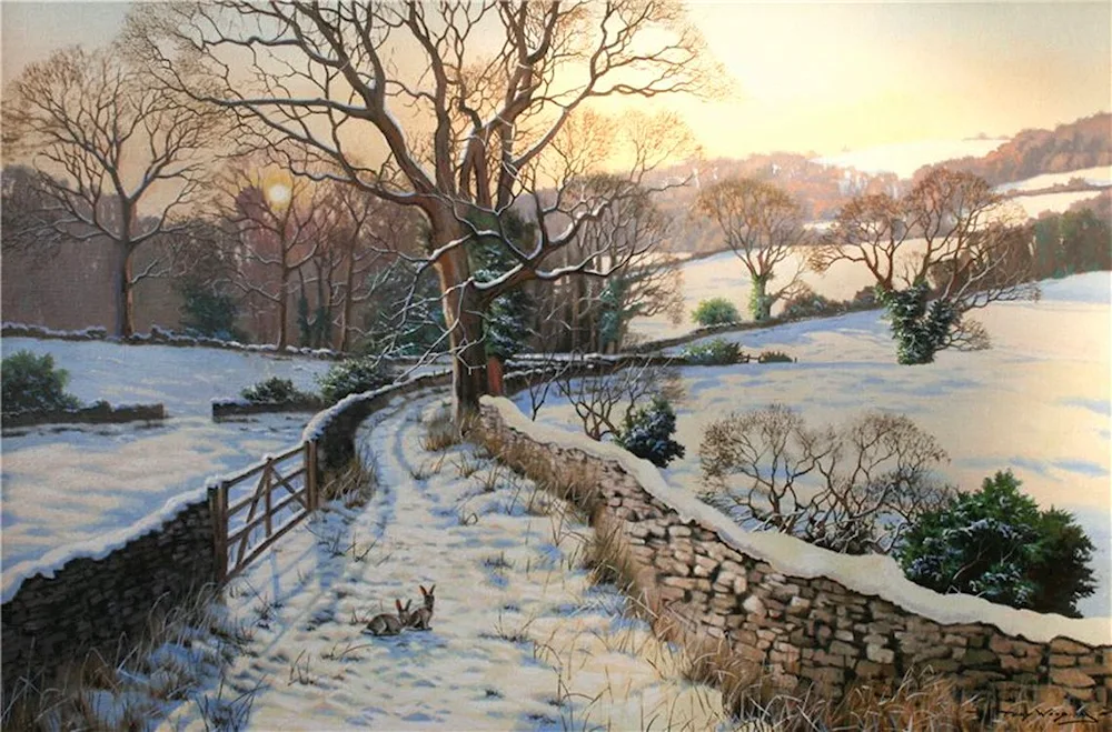 Peter Mørk Mønsted spring landscape