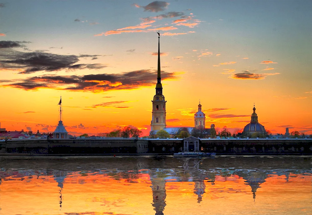 Neva river embankment