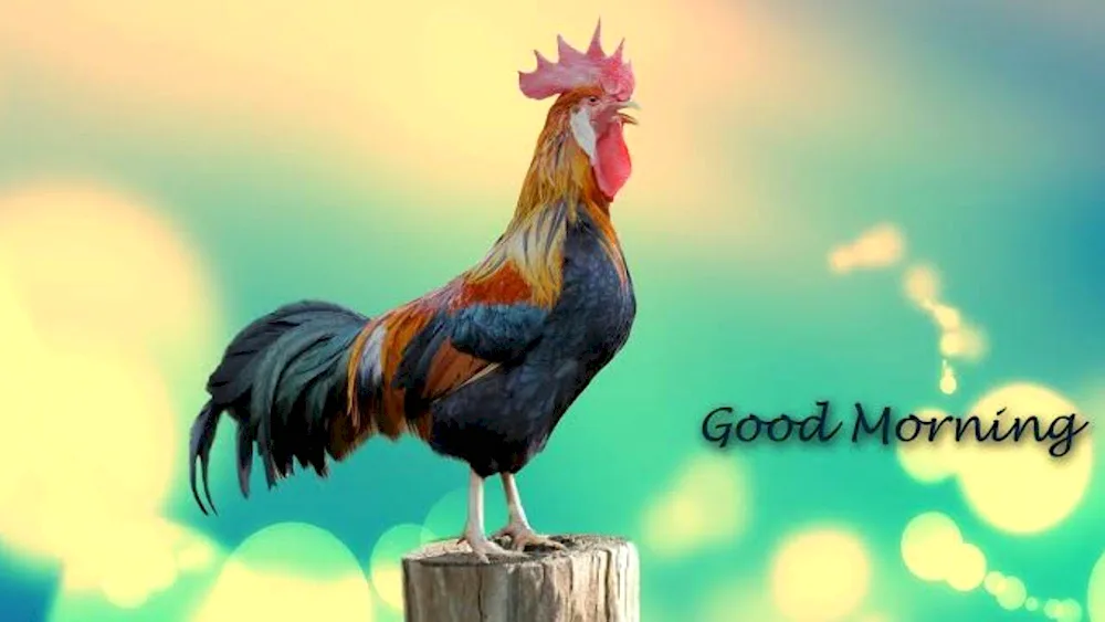 Cockerel drawing