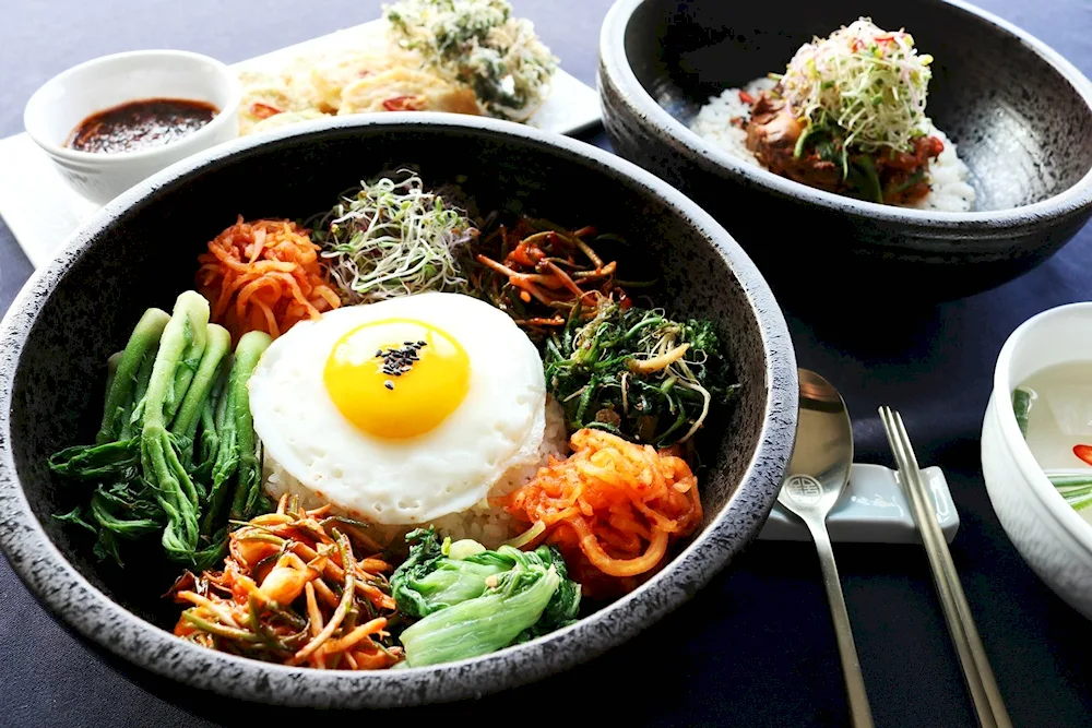 Pibimbap Korean food South Korean cuisine