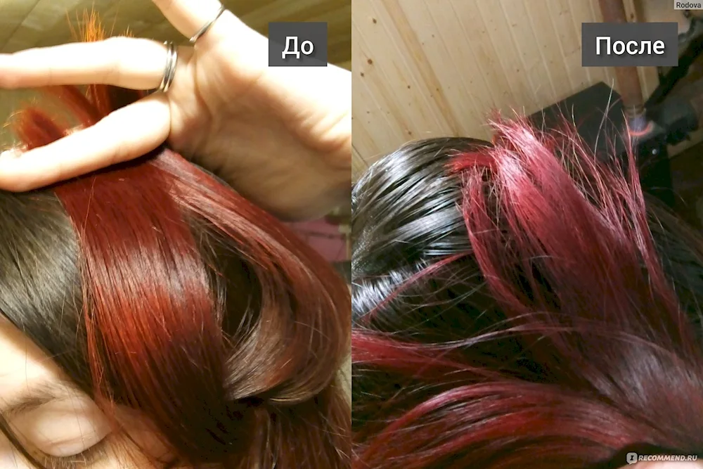 Direct pigment on dark hair without lightening