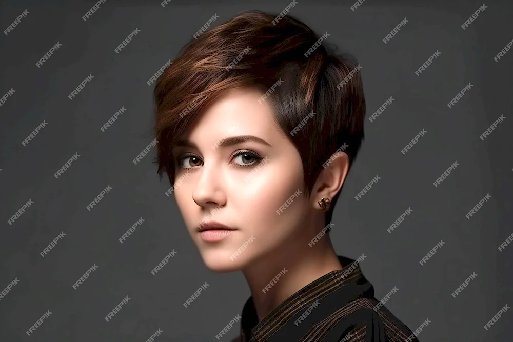 Pixie haircut for women