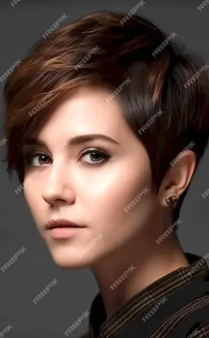 Pixel haircut for women