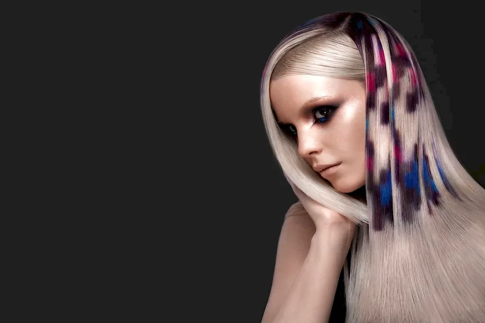 Pixel hair colouring