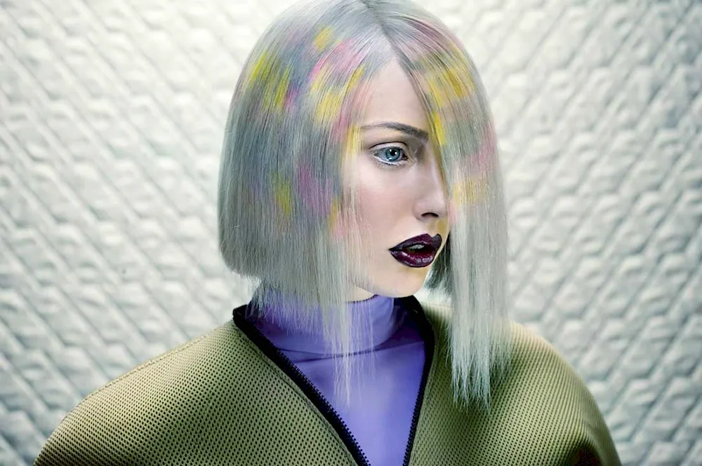 Pixel hair colouring