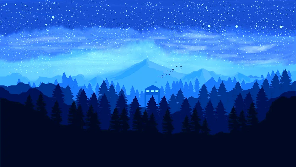 Pixel landscape