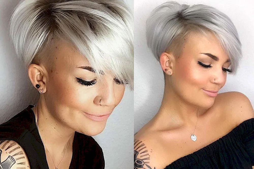 Pixie hairstyle Undercut