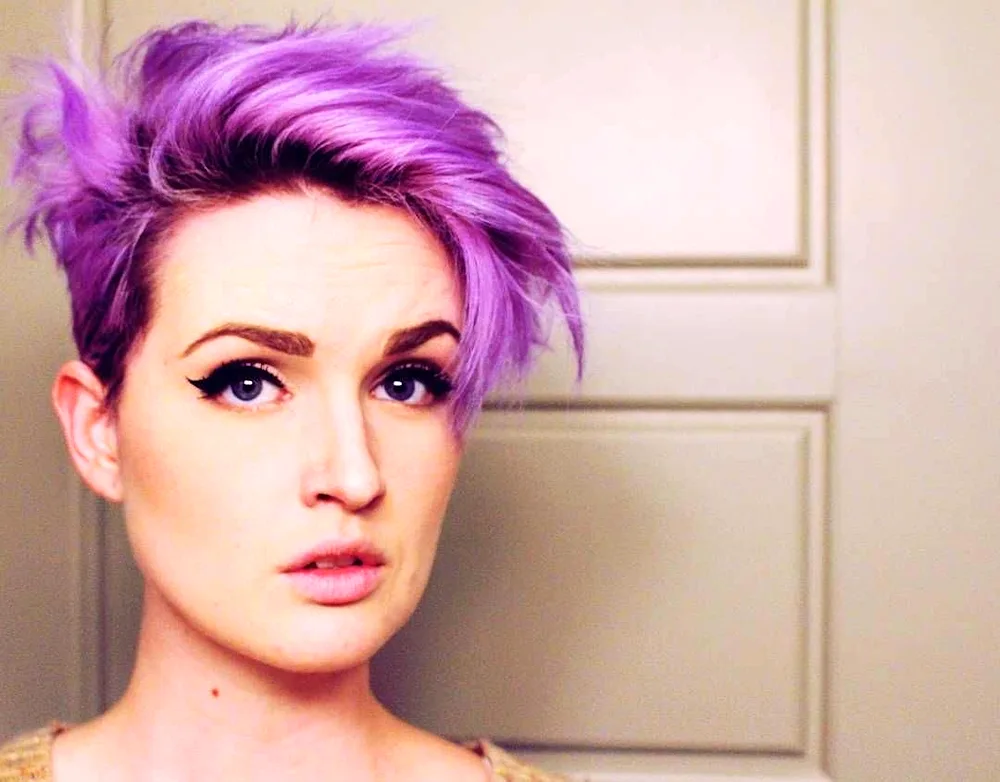 Pixie Undercut Purple