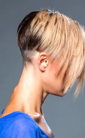 Pixie undercut bob