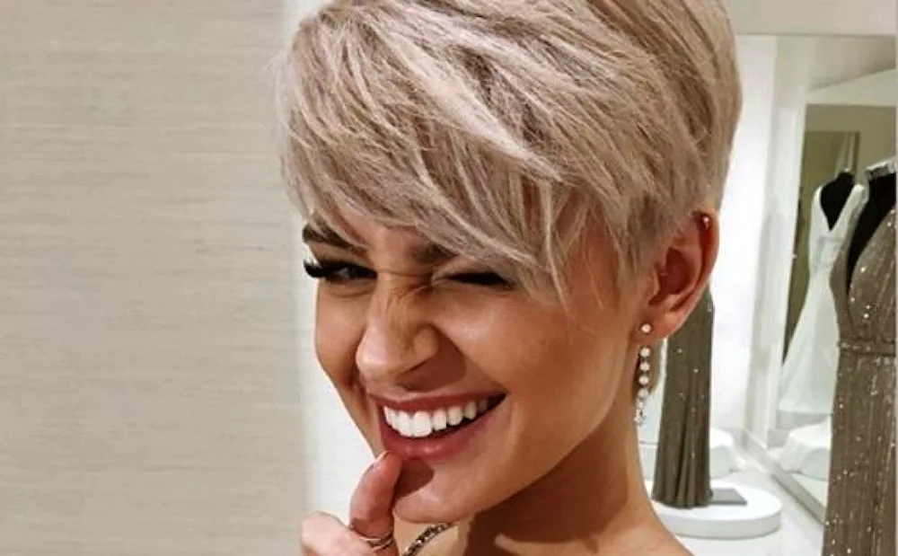 Pixie Bob Haircut Blond