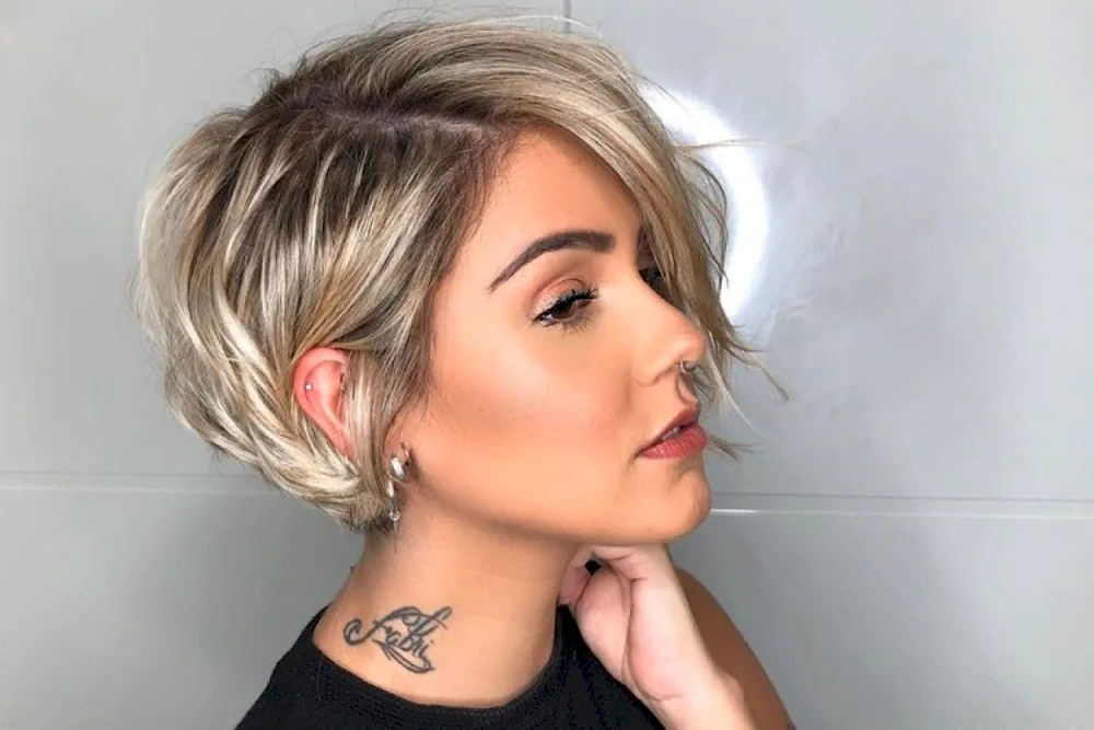 Bubble bob haircut