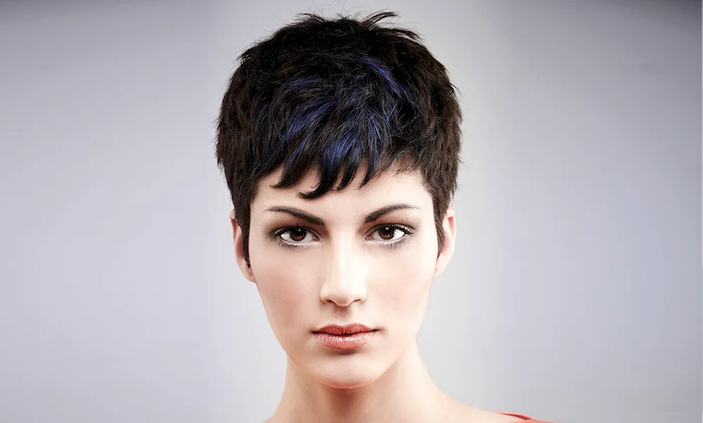 Ultra-short haircut Pixie