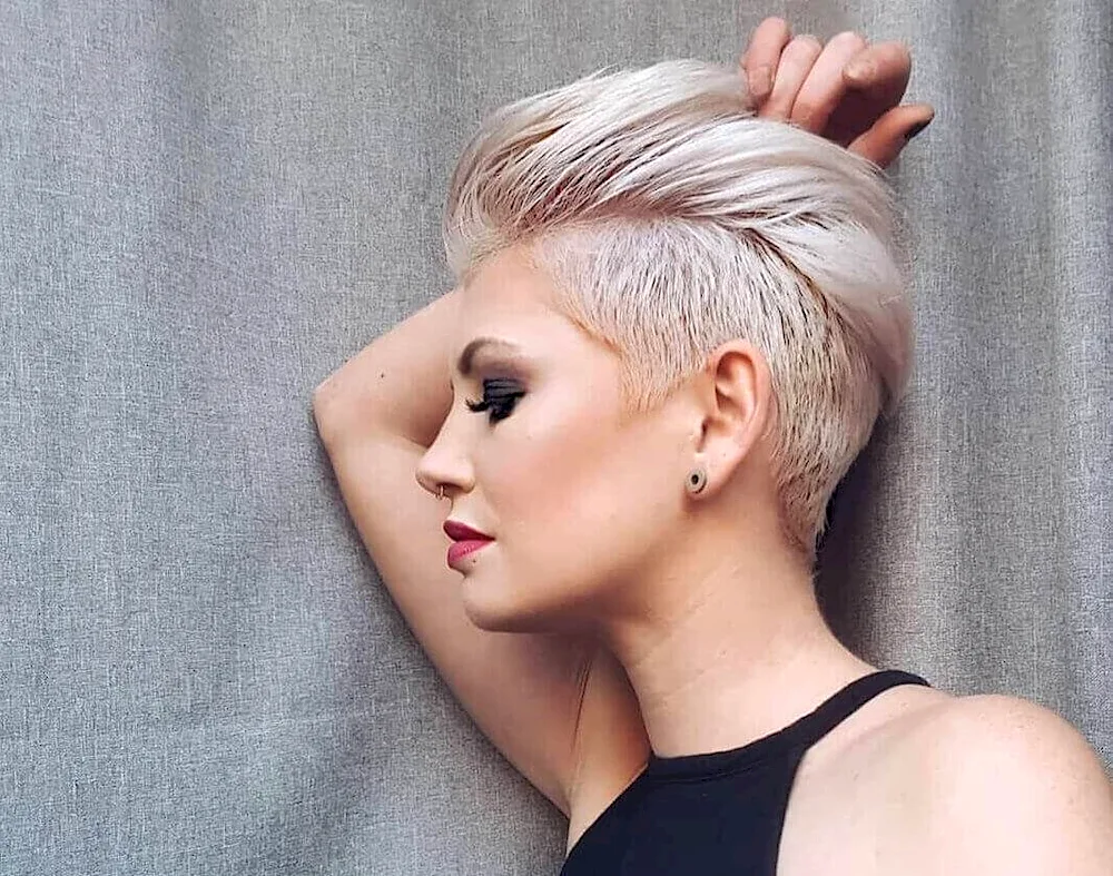 Blonde Short Haircut