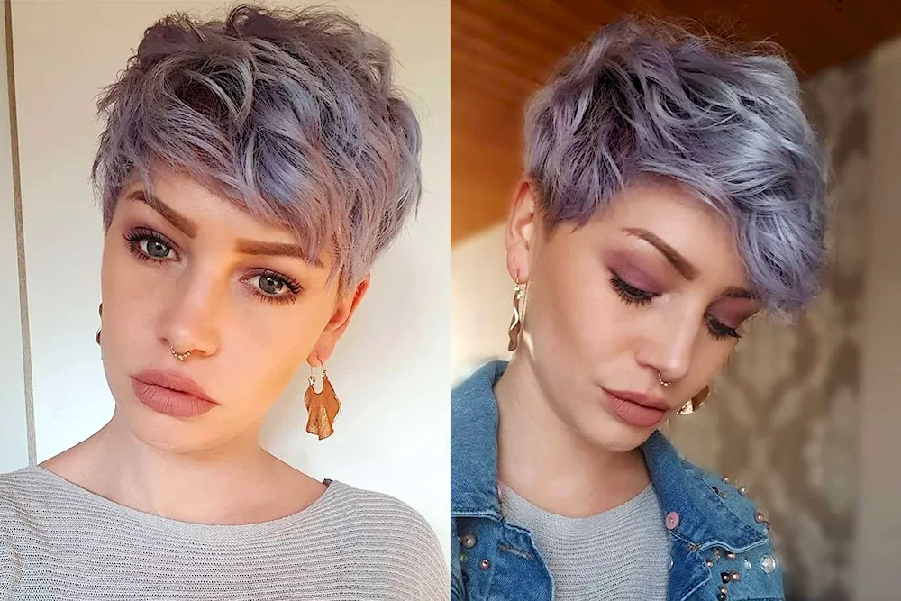Pixie on porous hair
