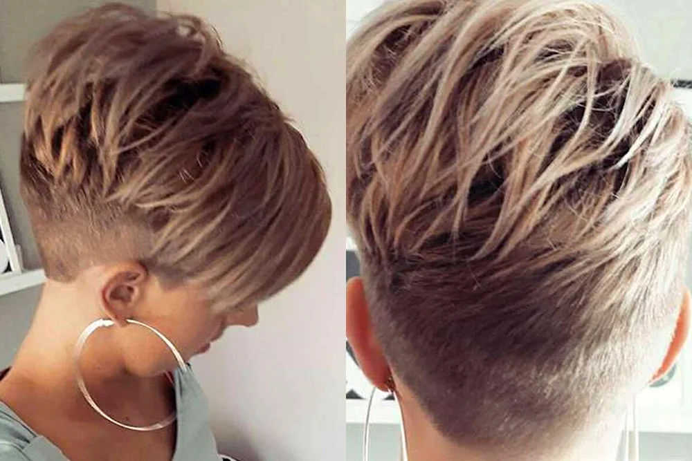 Pixie haircut 2022 from behind
