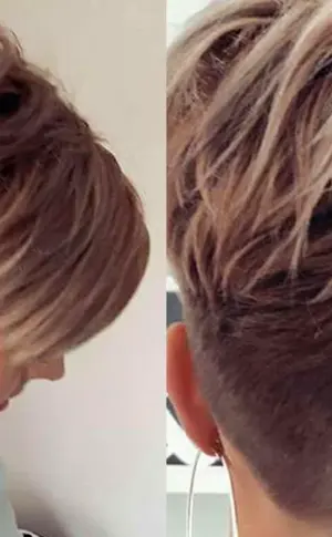 Pixie haircut 2022 behind