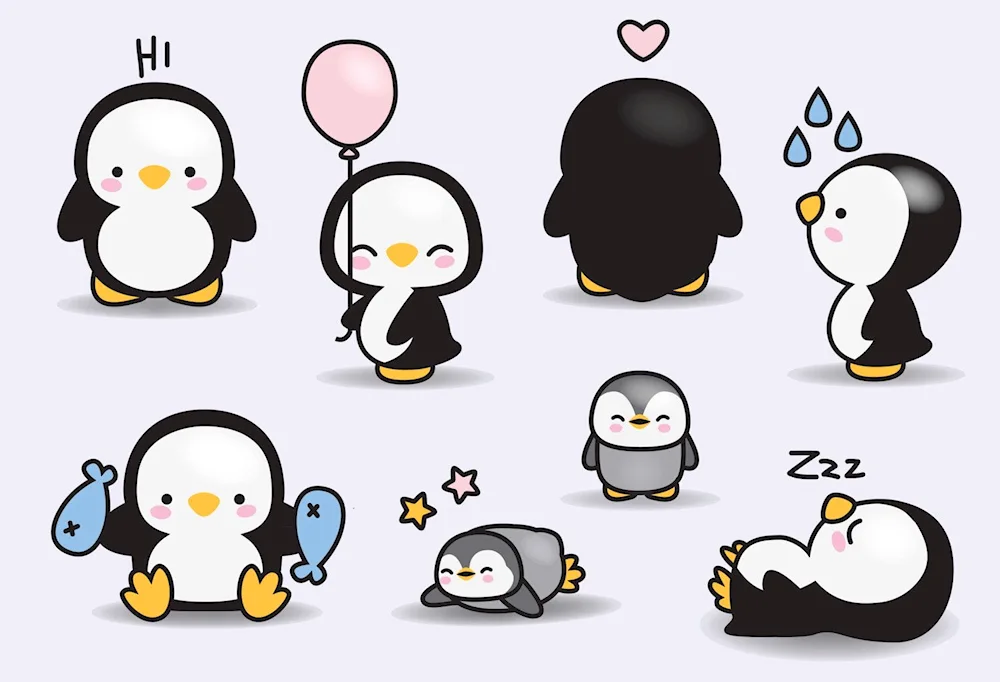 Penguin drawing
