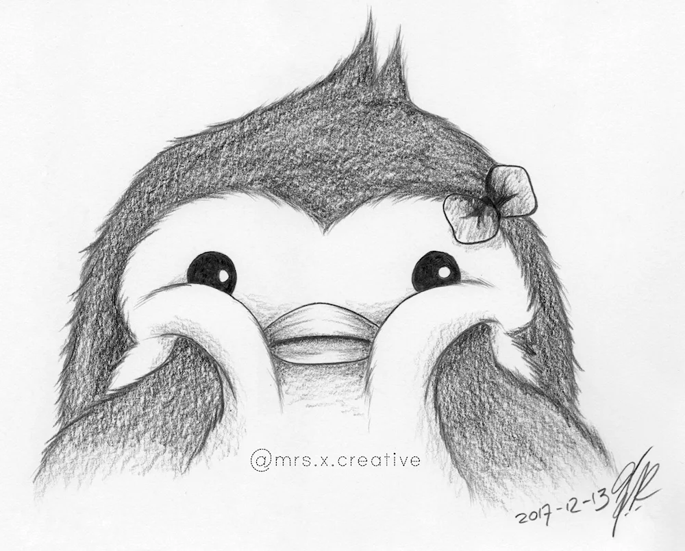 Penguin drawing