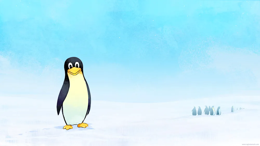 Penguin drawing