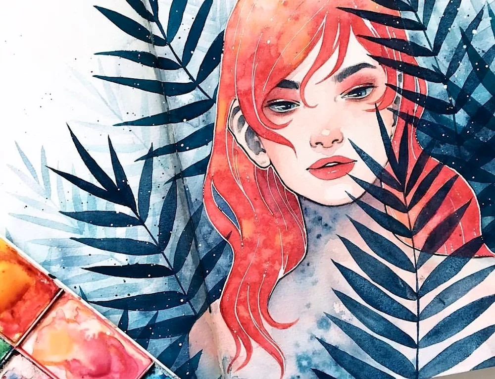 Pinterest sketchbook watercolour drawings