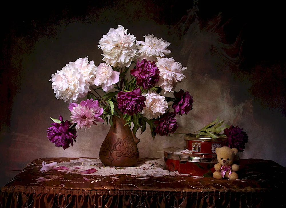 Alina Lankina bouquet of peonies