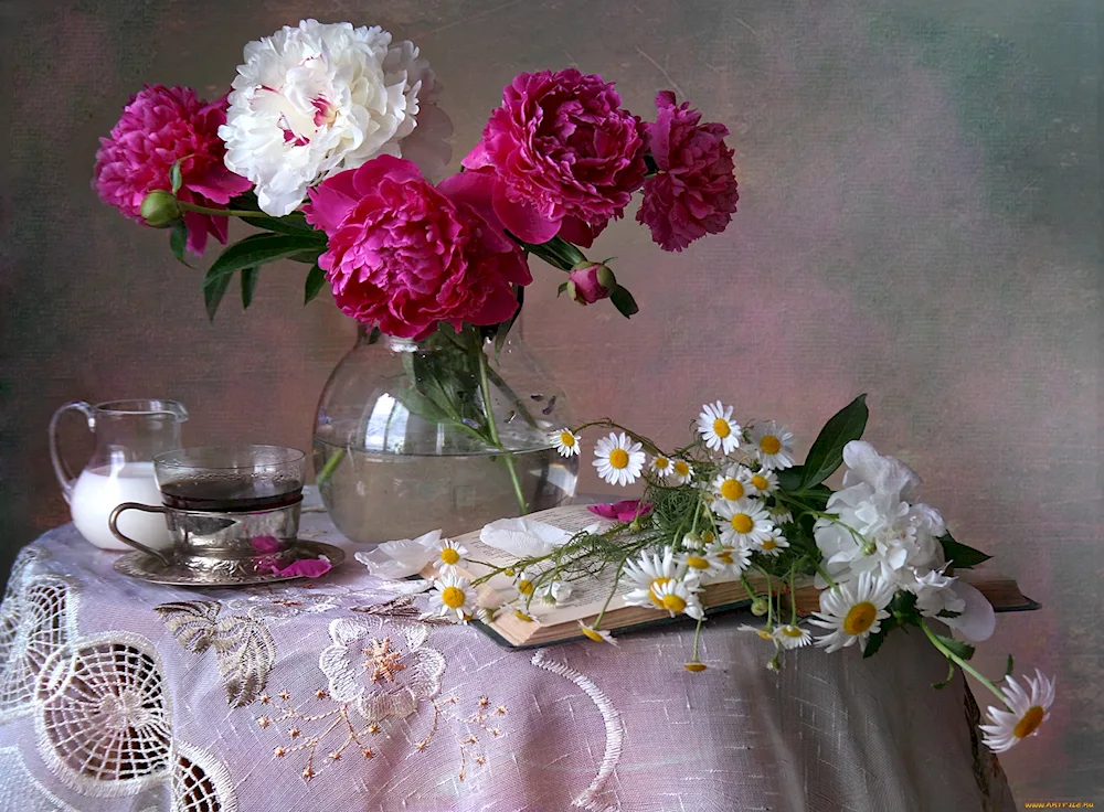 Peonies by Zbigniew Kopania