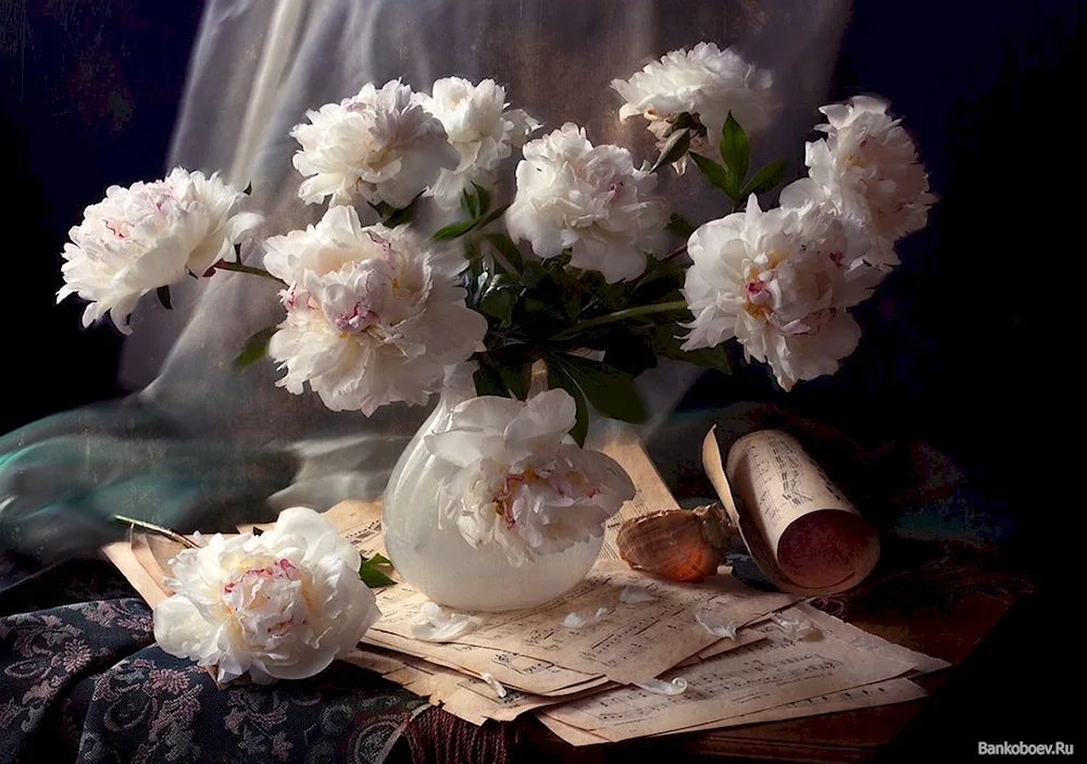 Alina Lankina bouquet of peonies