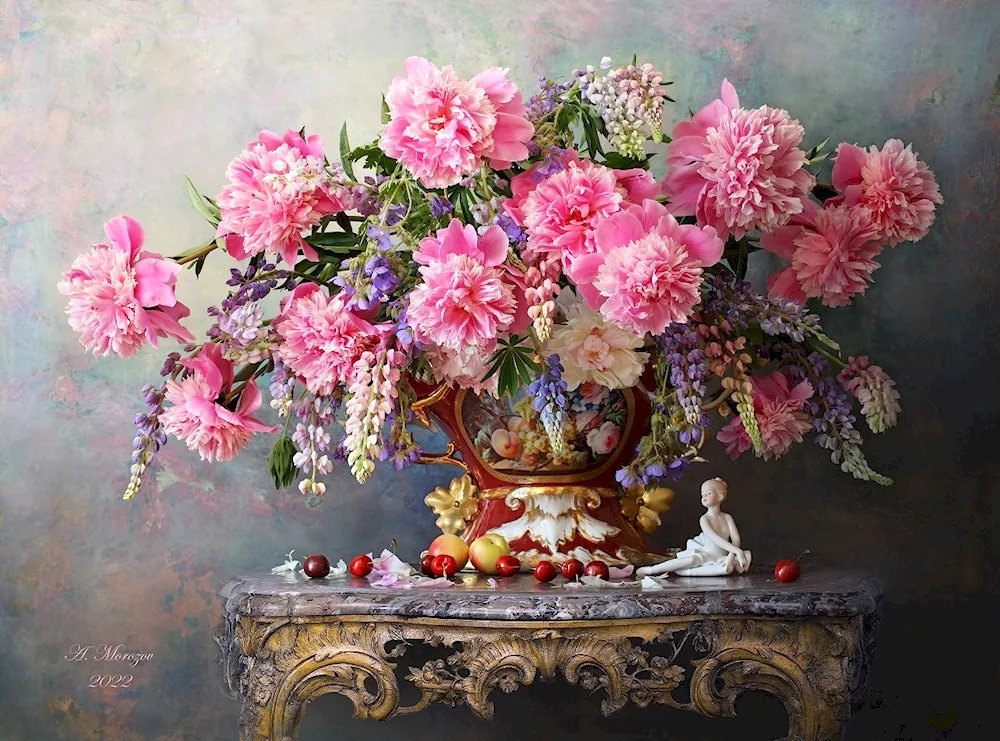 Peonies by Zbigniew Kopania