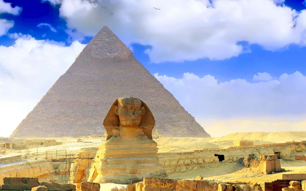 The Pyramid of Cheops ancient Egypt