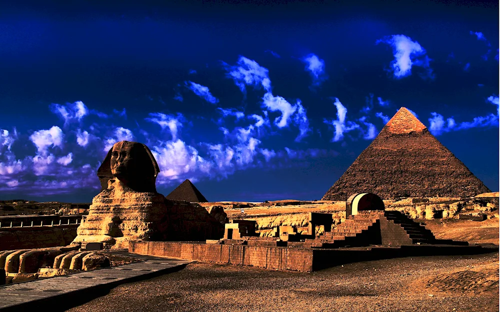 The Pyramids of Giza Cairo