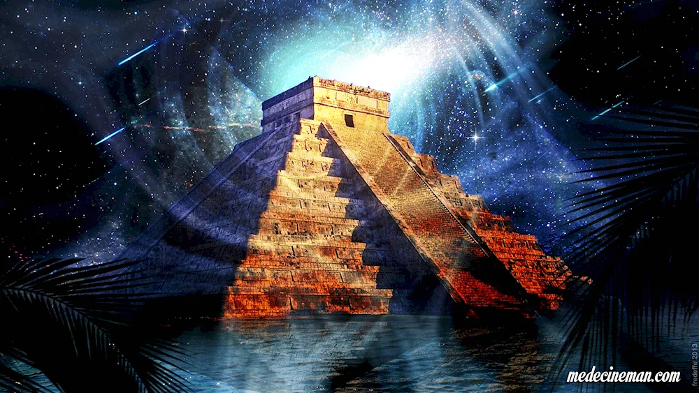 Maya pyramids ziggurat