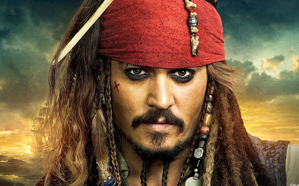 Johnny Depp Pirates. Caribbean