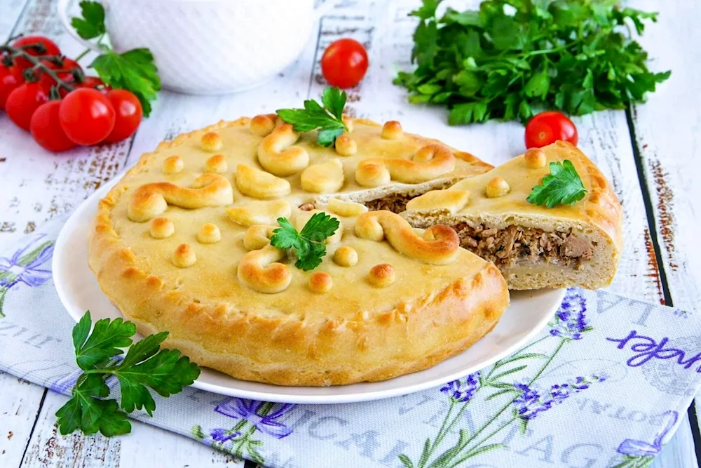 Mushroom pie