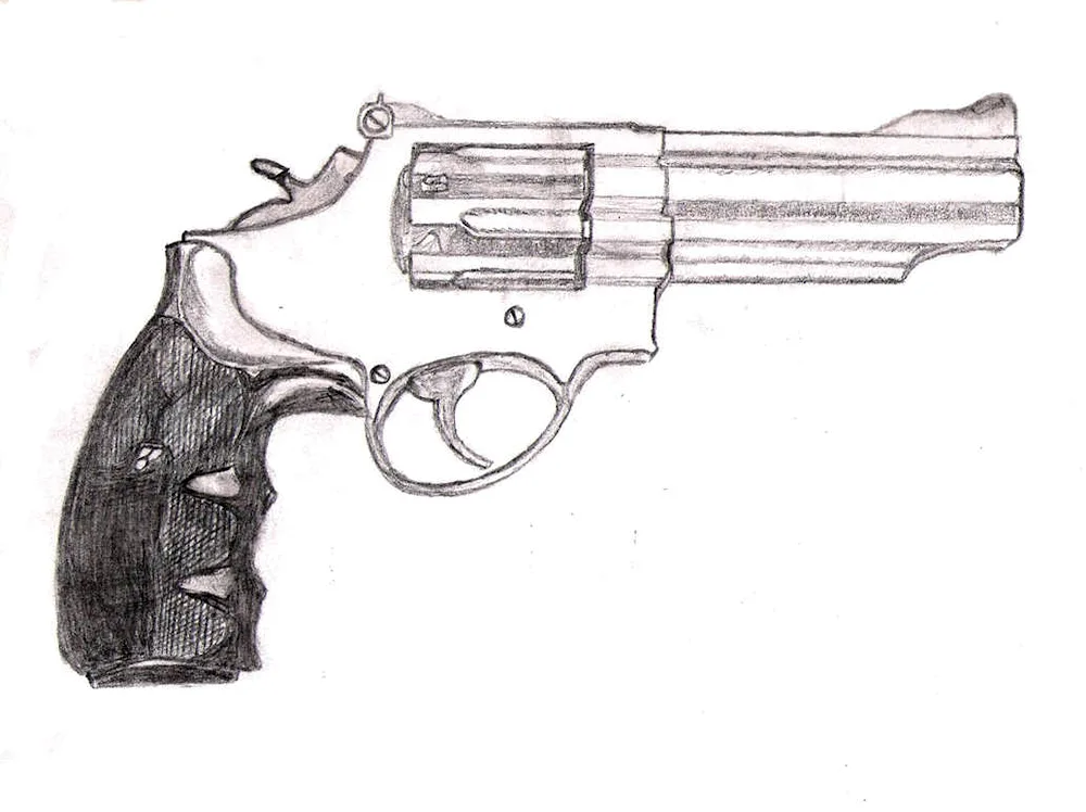 Gun for drawing