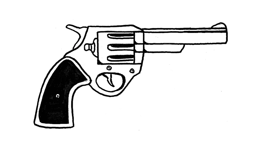Pistol drawing for drawing