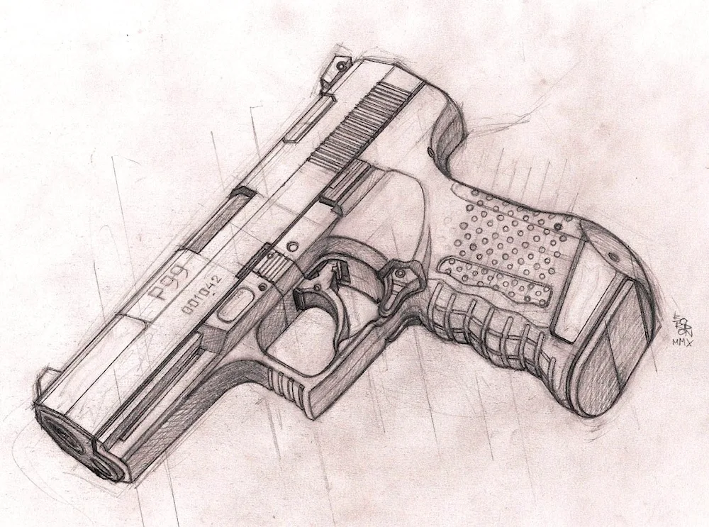 Pistol sketch