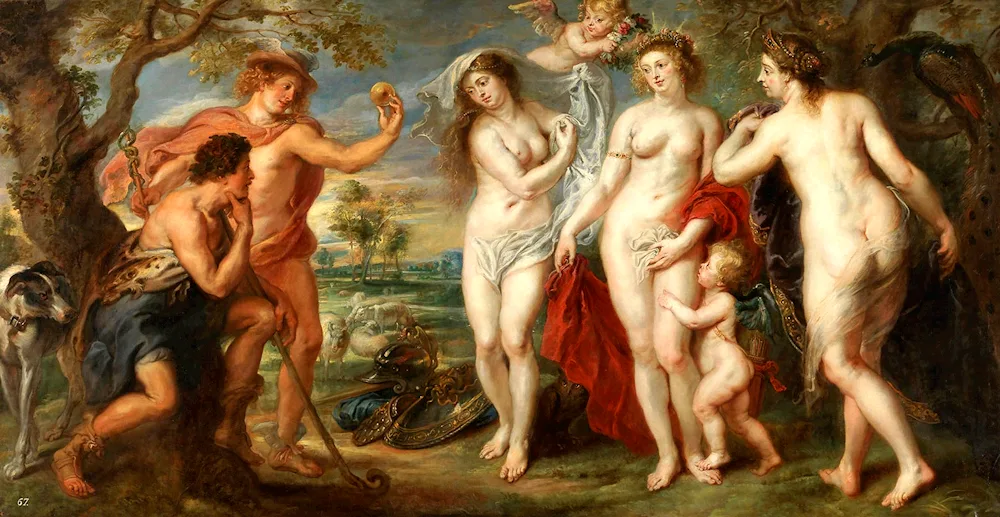 Peter Paul Rubens ‘The Judgement of Paris’ 1639.