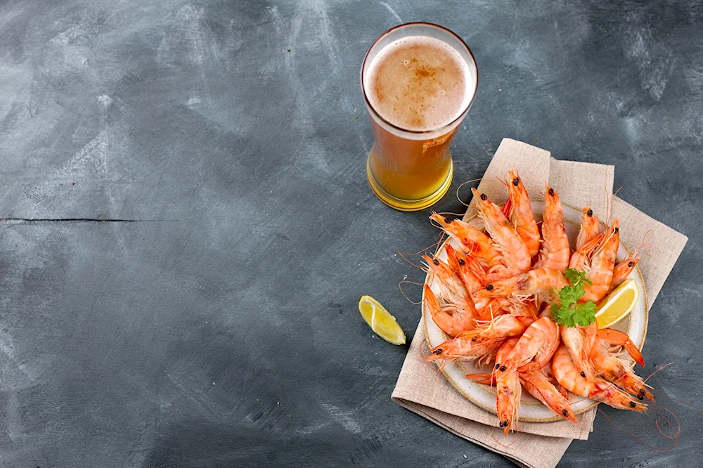 Grilled langoustines