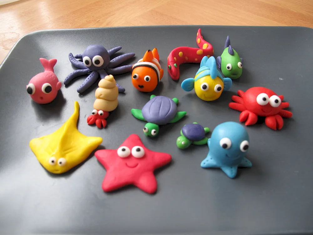 Plasticine crafts