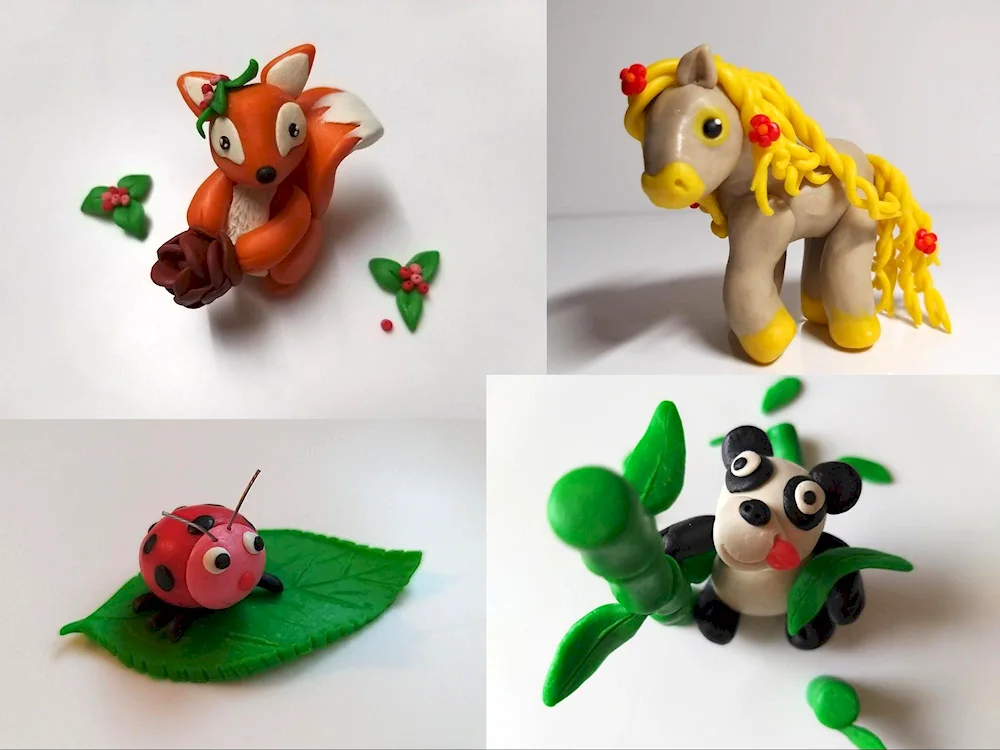 Plasticine crafts