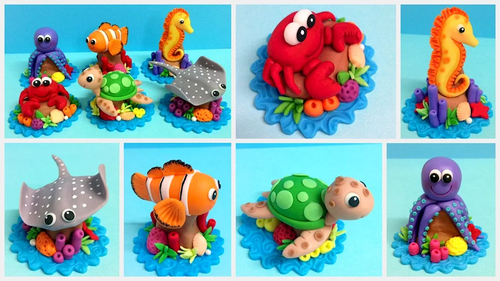 Plasticine crafts