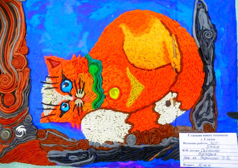 Plasticine painting