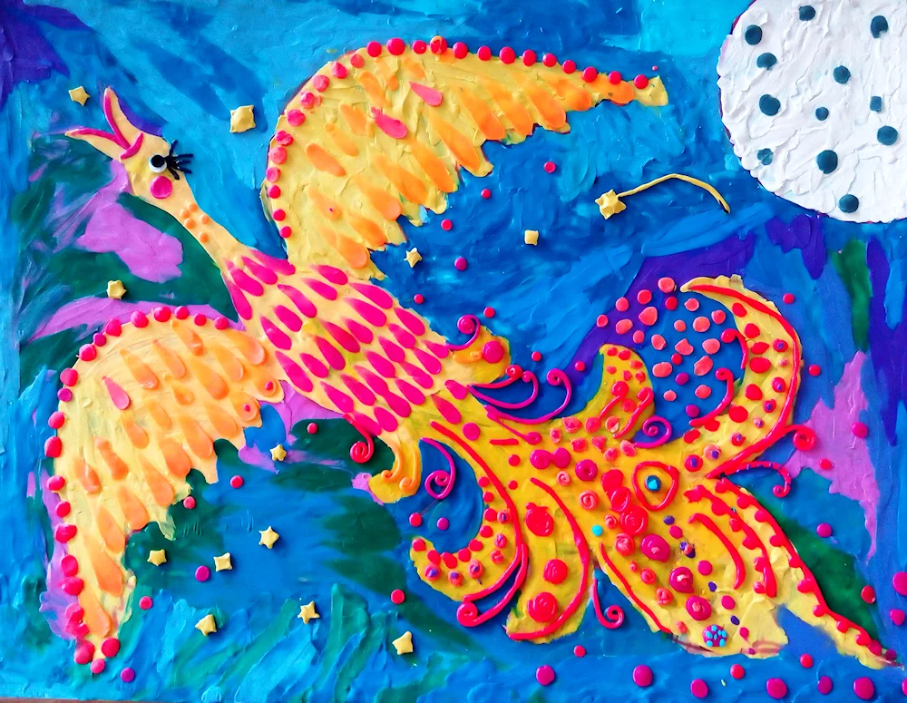 Plasticine painting