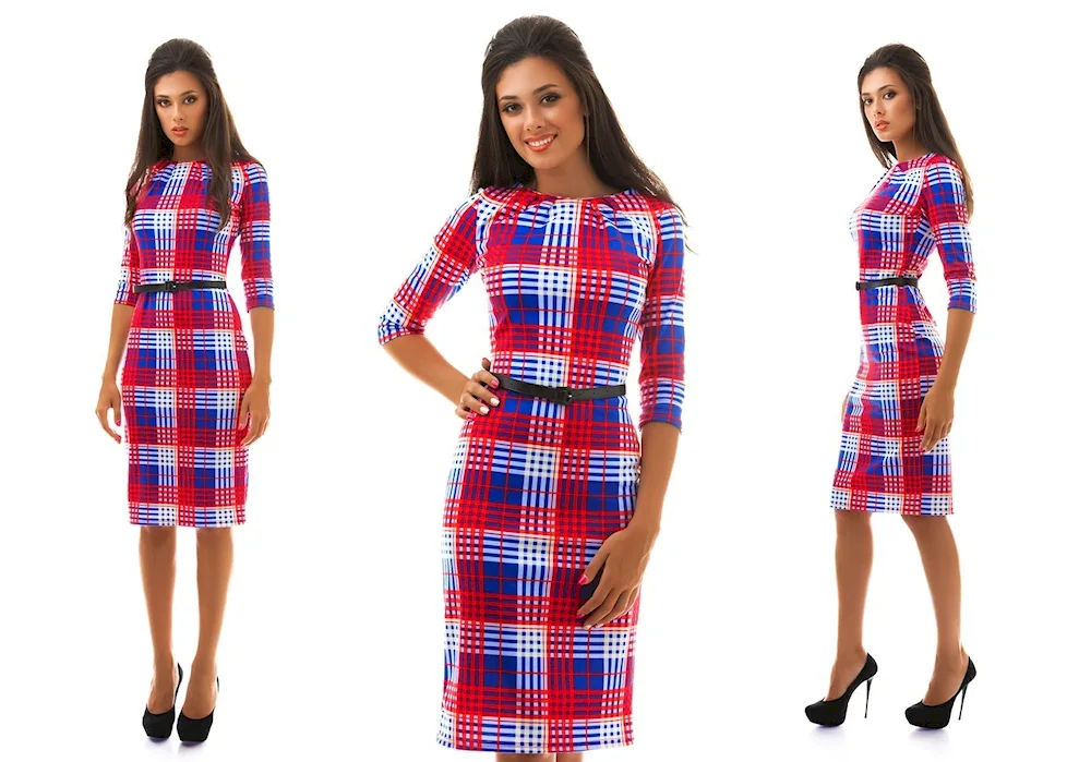 Michael Kors plaid dress 2020