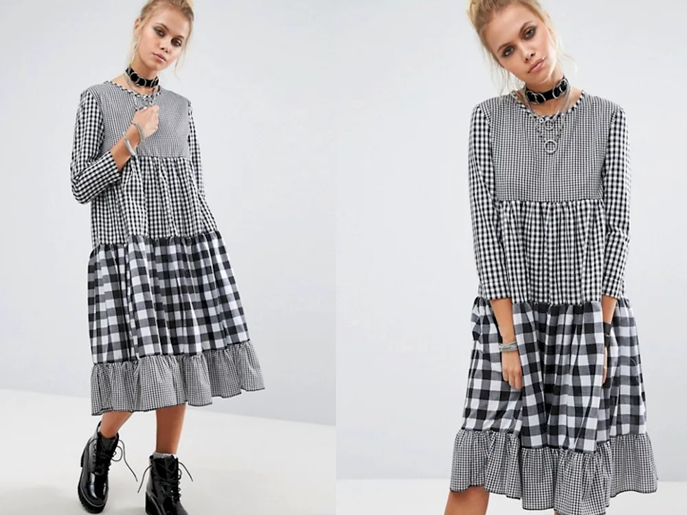 Chequered clothes