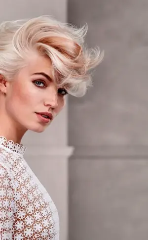 Platinum blonde
