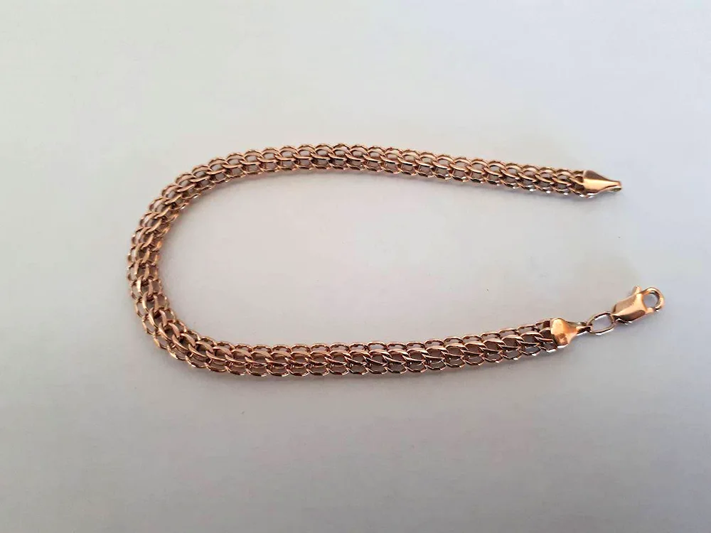 Gold Anchor Bismarck Anchor Bracelet