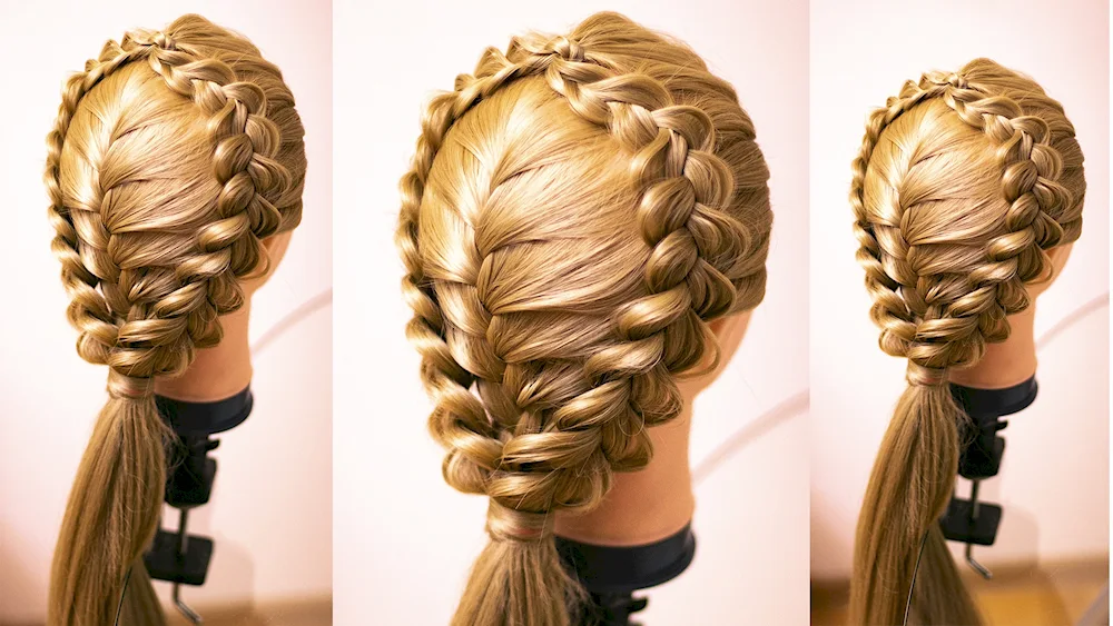 Simple hairstyles with braids