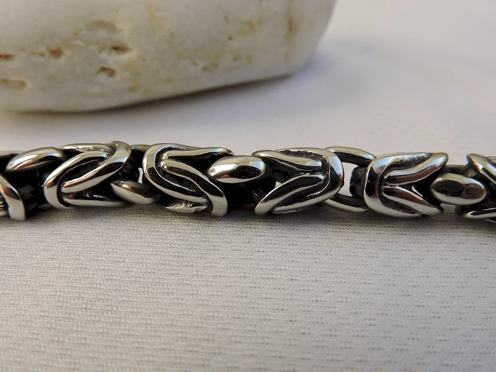 Fox Tail Chain Silver 100 grams
